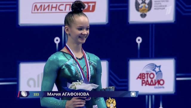 Мария Агафонова стала второй в вольных упражнениях.