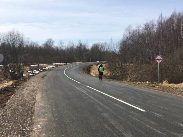 Проверка состояния дорог прошла в Старорусском, Демянском районах и Марёвском округе.