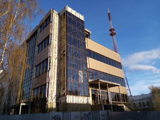 Строительство здания в 2014 году было не завершено.