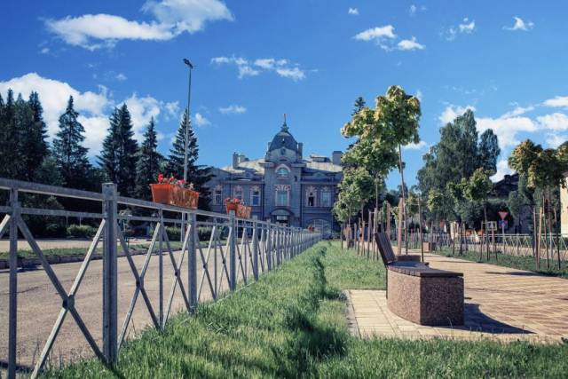 В Малой Вишере благоустроят городской парк на улице Гоголя.