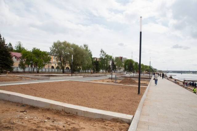 реконструкция набережной Александра Невского должна быть завершена к 1 июля