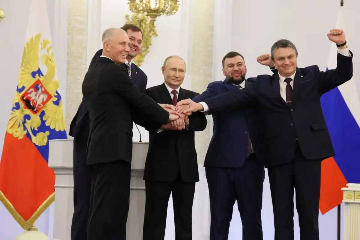 30 сентября подписаны договоры о вхождении в состав России четырёх новых территорий.