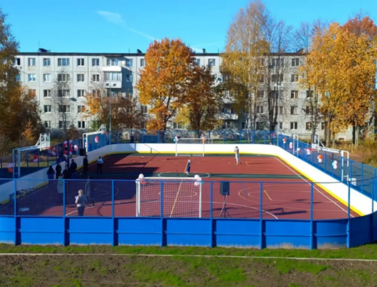 В 2023 году в Новгородской области откроют ещё 11 спортплощадок по проекту «Газпром – детям».