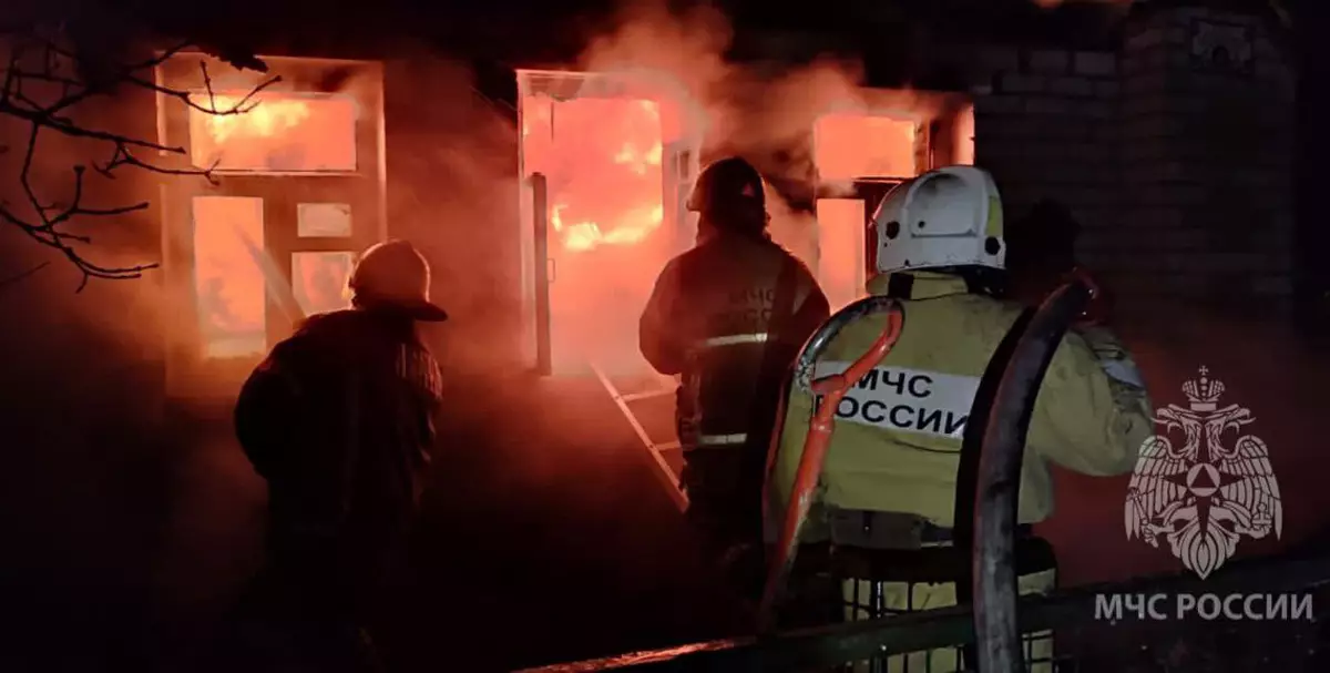 В деревне Горки Солецкого округа горел частный жилой дом