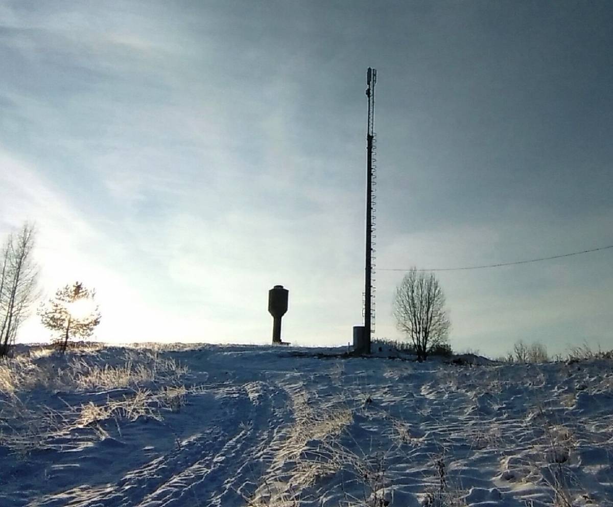 Вышка сотовой связи стала настоящим новогодним подарком для жителей деревни Село-Гора