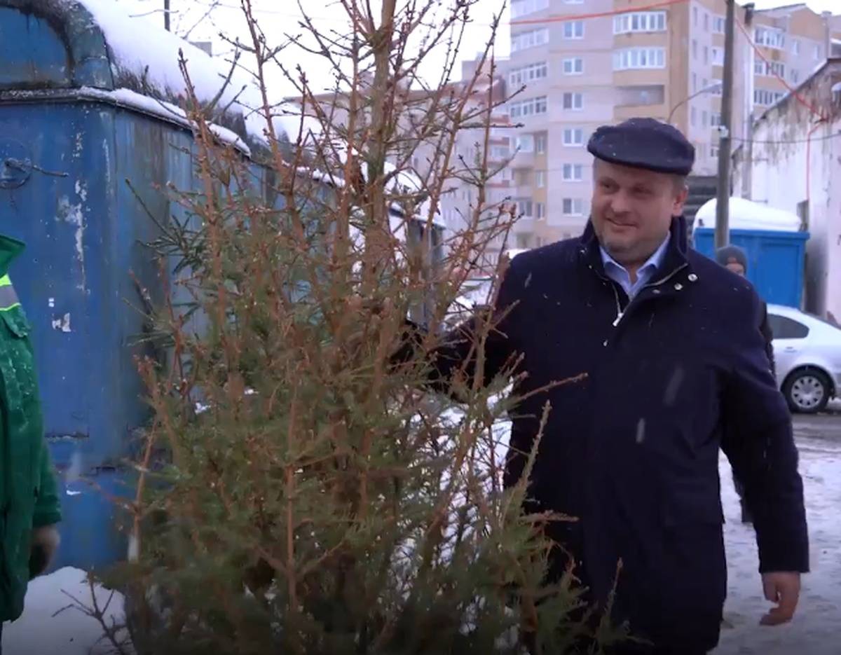 По словам Андрея Никитина, оставлять ёлки в снегу или возле мусорных контейнеров – не лучшая идея.