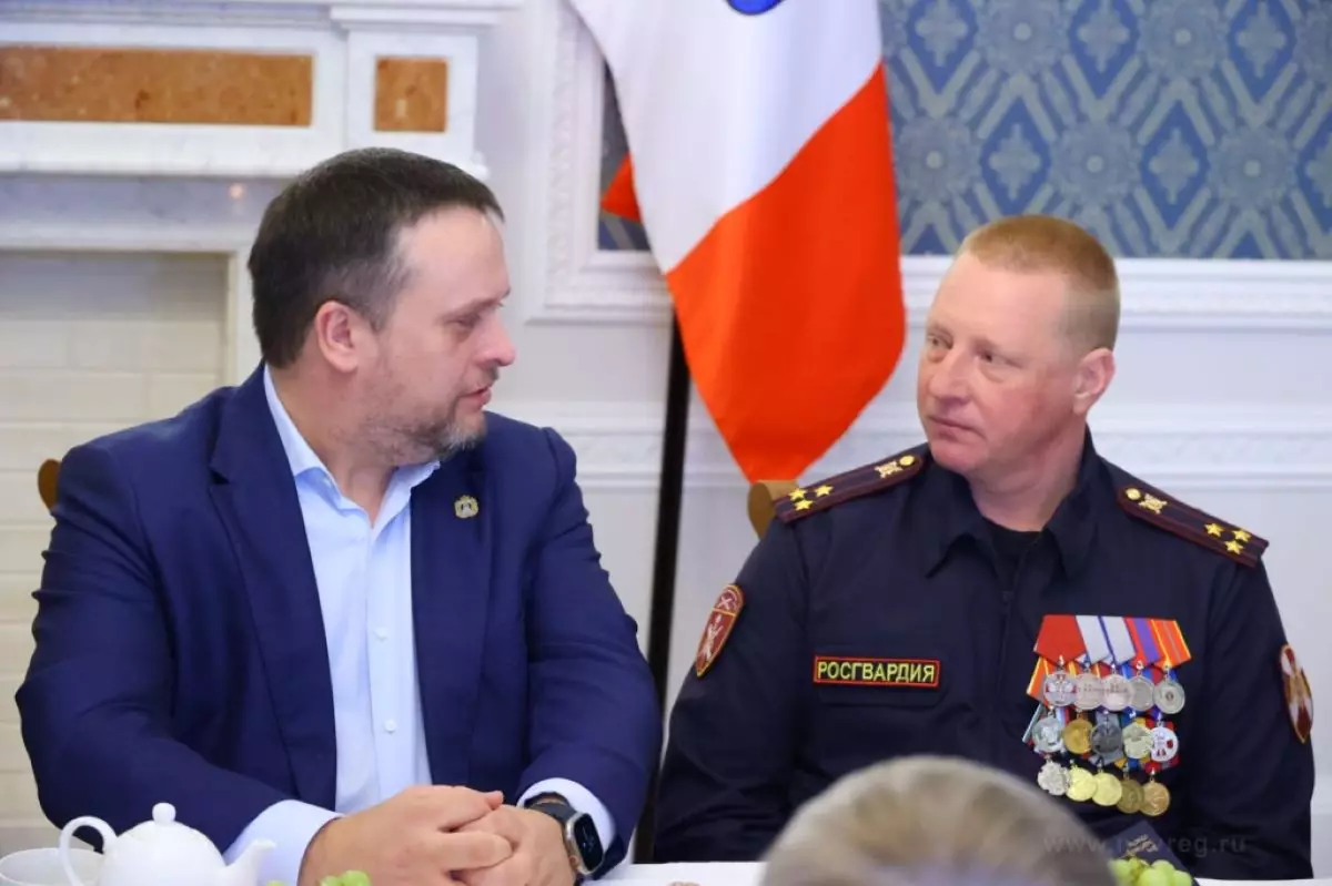Андрей Никитин встретился с участниками специальной военной операции.