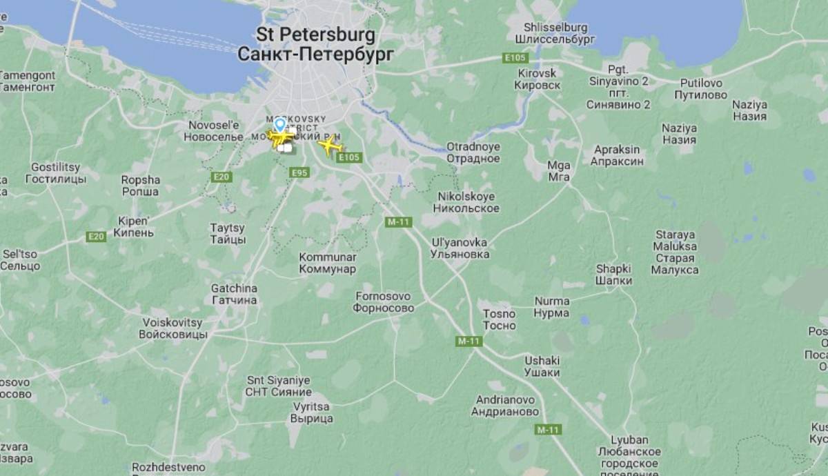 Небо над Санкт-Петербургом вновь открыто для самолётов