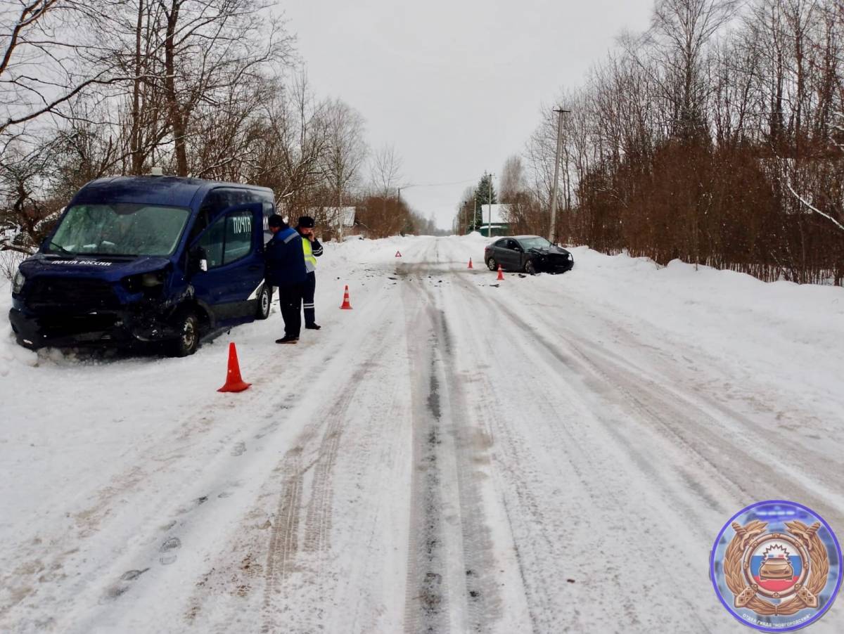 Водителя автомобиля Киа «Рио» доставили в больницу Великого Новгорода.