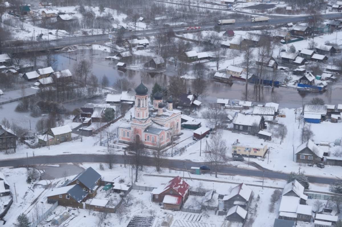 Наиболее пострадавшими от половодья районами Новгородской области по-прежнему остаются Крестецкий и Старорусский.
