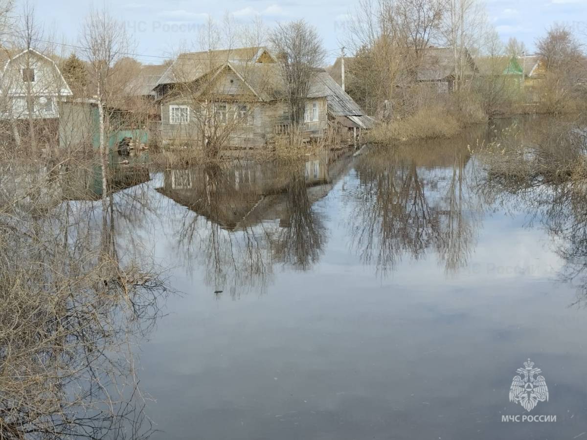 В зоне затопления в Новгородской области остаются 16 населённых пунктов