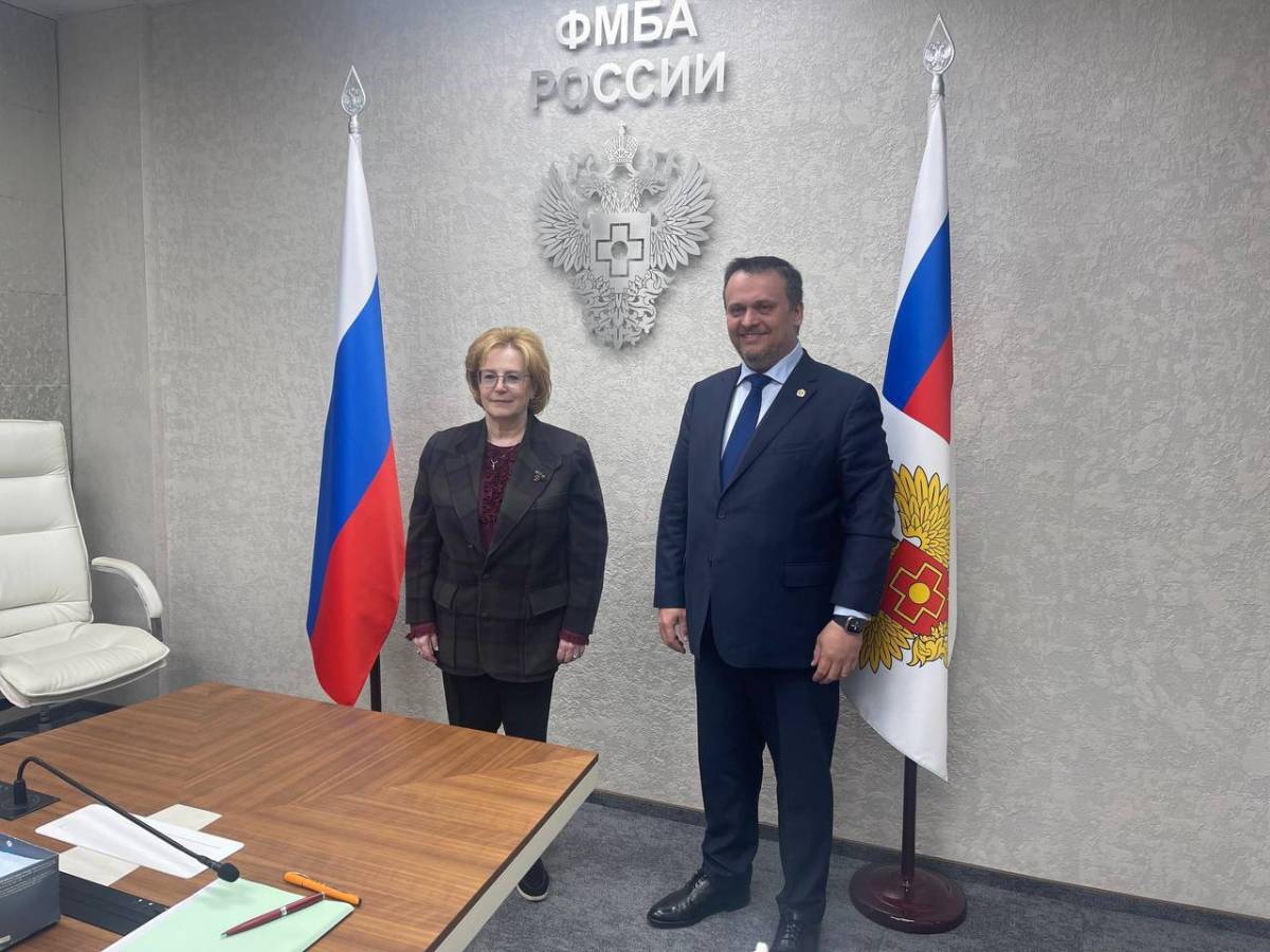 Андрей Никитин обсудил с руководителем ФМБА России Вероникой Скворцовой совместные проекты.