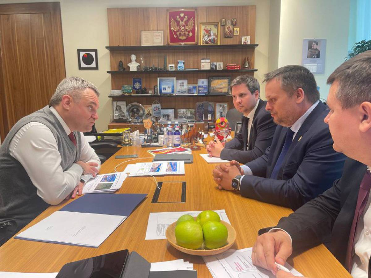 Андрей Никитин встретился с заместителем министра промышленности и торговли Василием Шпаком.