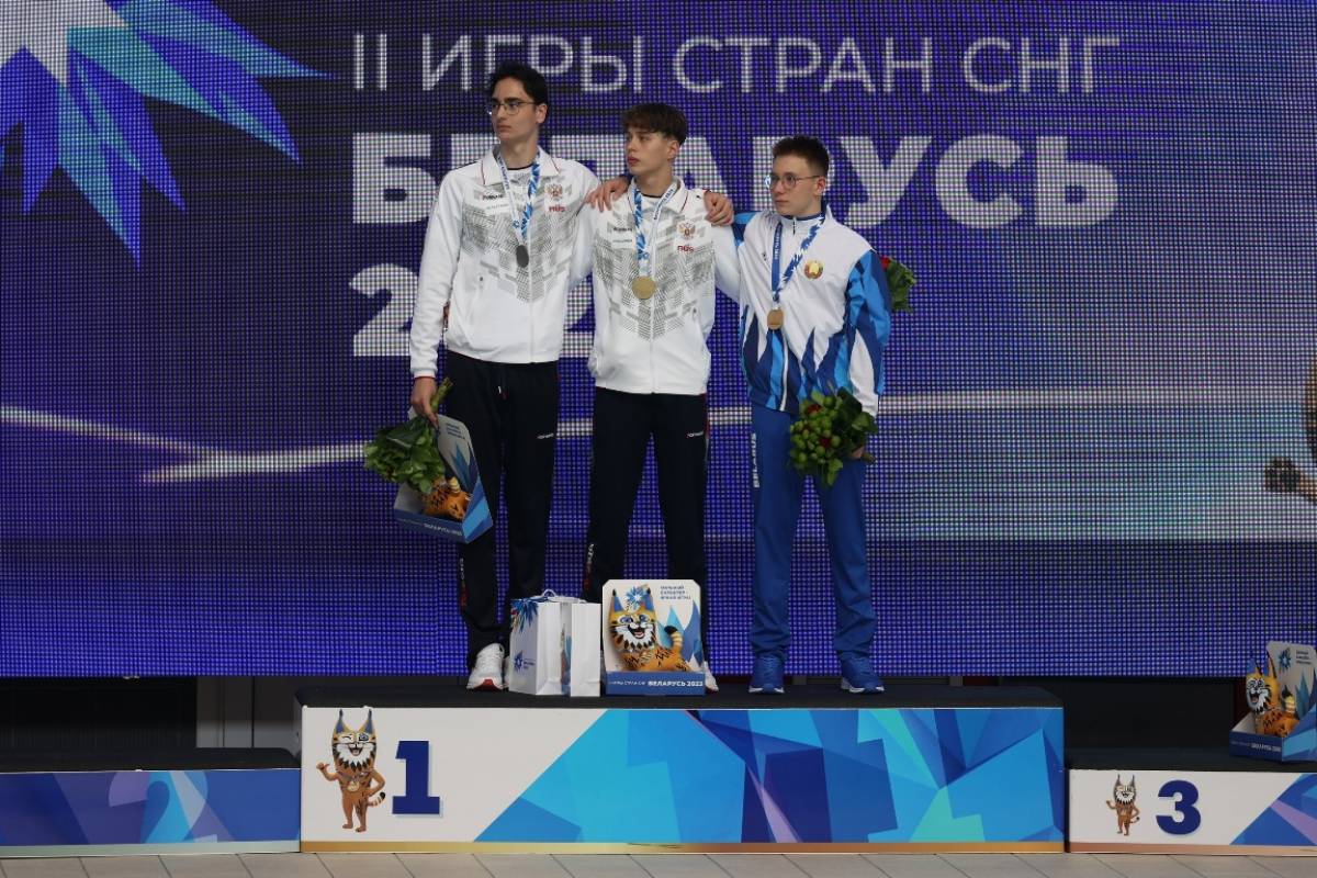 Гимн России трижды звучал в честь побед Егора Бабинича.