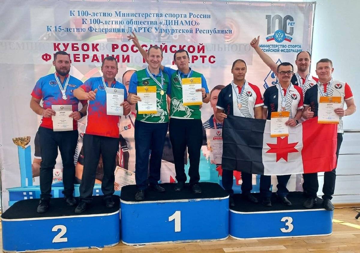 Окуловские дартсмены завоевали на Кубке страны два золота и серебро.