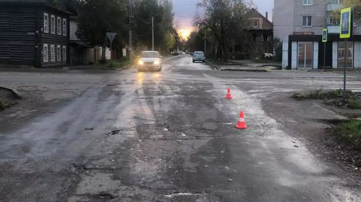 ДТП произошло на перекрёстке улиц Пушкинская и 9 Января.