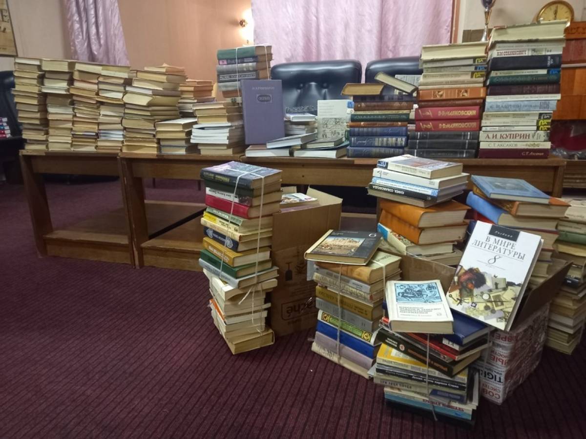 В прошлом году в рамках акции было собрано более 600 книг.