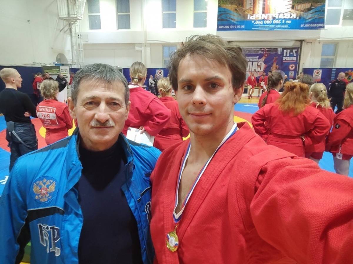 Игорь Яросвет и его тренер Сергей Эрвиц.