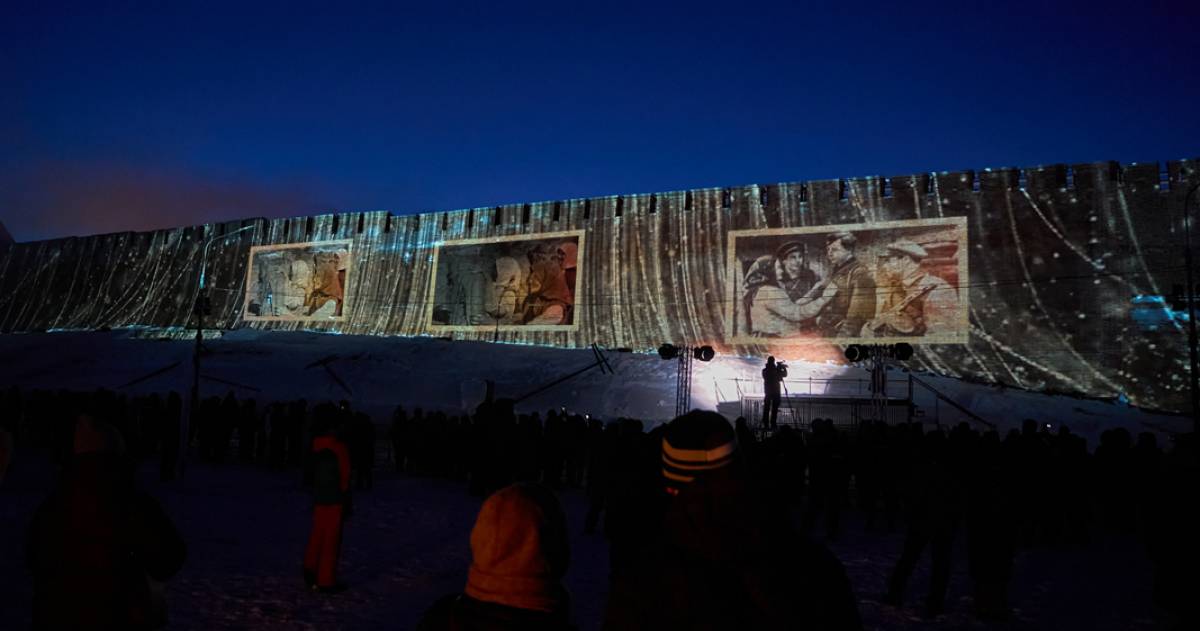 Спектакль с видео-артом на стенах кремля – фоторепортаж