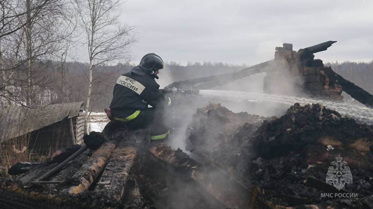 В Крестецком районе на месте пожара обнаружили тела трех человек