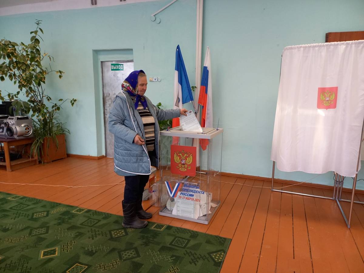 На одном из избирательных участков  Волотовского округа