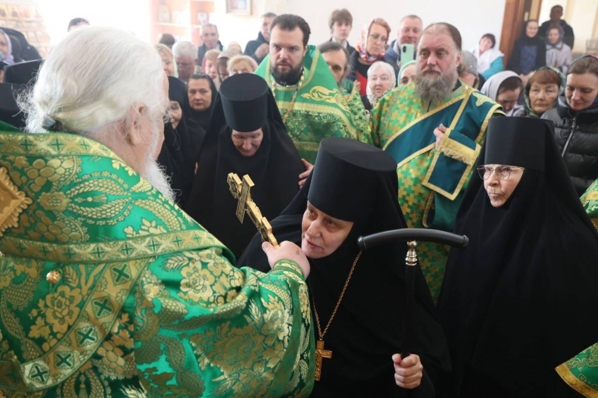 Настоятельница Любытинского Свято-Троицкого Никандрова женского монастыря возведена в сан игумении