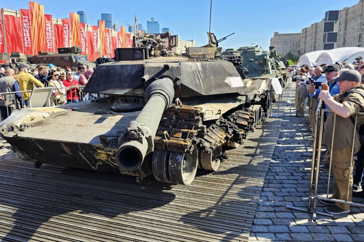 Трофейный танк Abrams