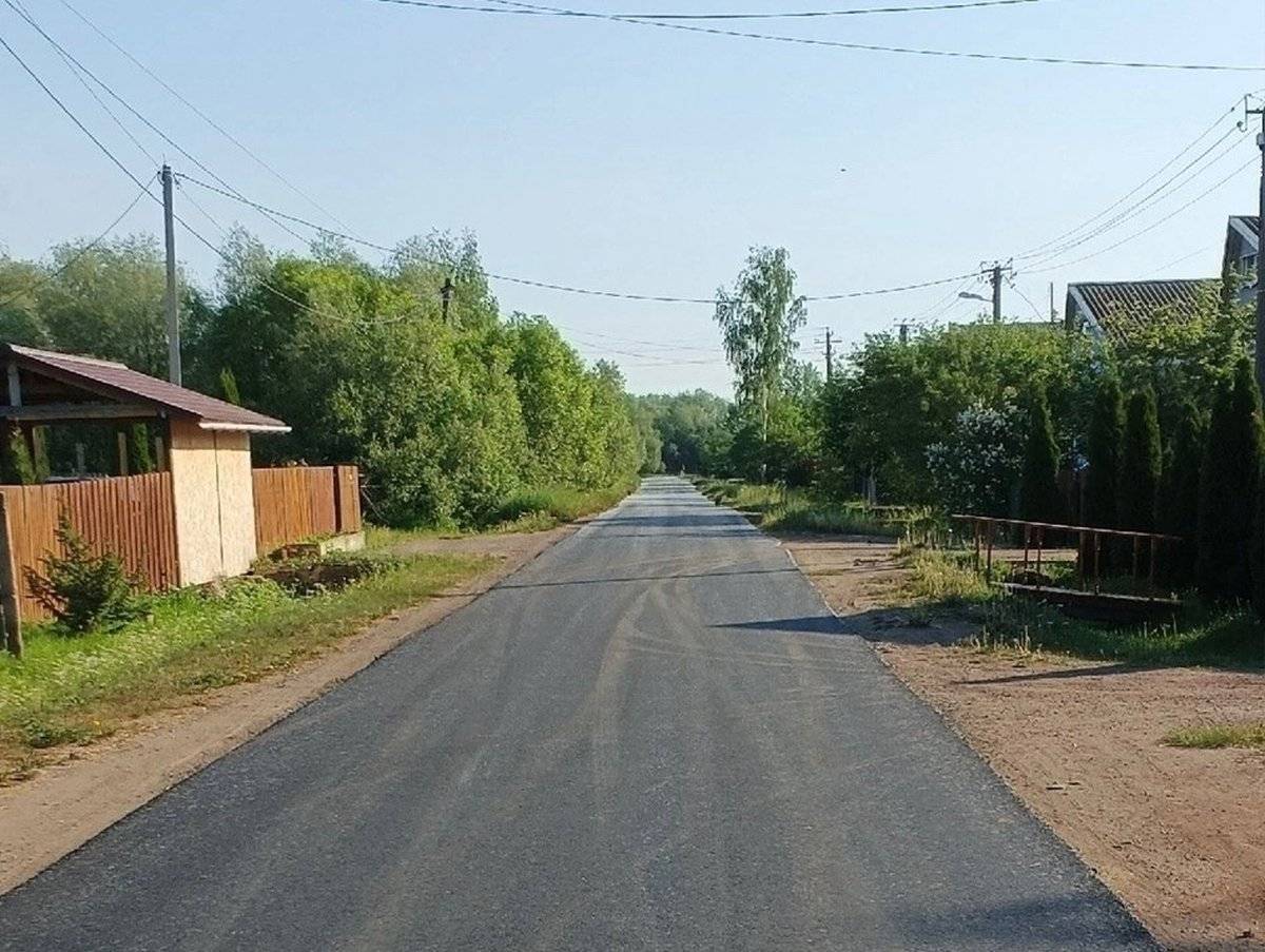 Дорогу отремотировали в деревне Большое Вороново.