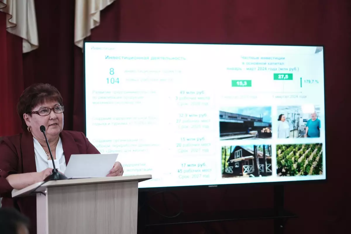 Глава Мошенского округа Татьяна Павлова сообщила, что экономика муниципалитета развивается за счёт предприятий АПК.