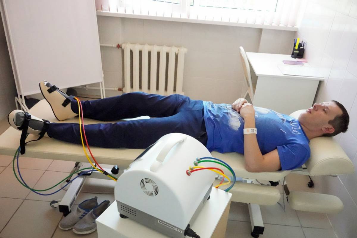 В Новгородском центре медицинской реабилитации используют «космическую» технику
