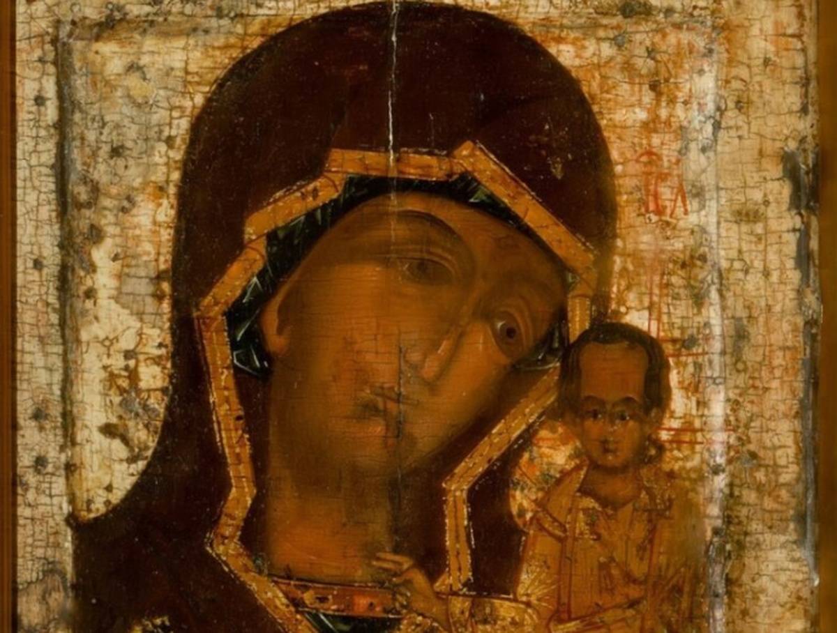 Искусствоведы относят написание Московскоо списка Казанской иконы Божией Матери к 1580 году.