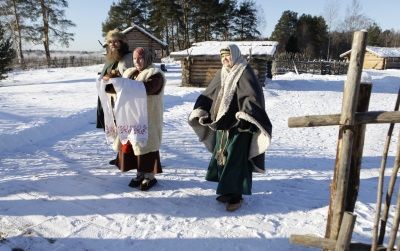 В славянской деревне рады гостям
