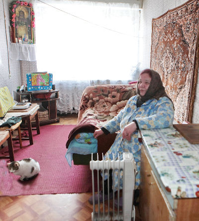 Ветеран труда Любовь Поликарпова 7 лет прожила в общежитии с холодными батареями
