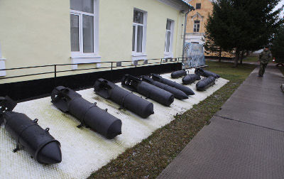 Пожалуй, самая полная коллекция бомб собрана в Солецком гарнизоне