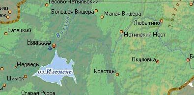 Карта Новгородской Области