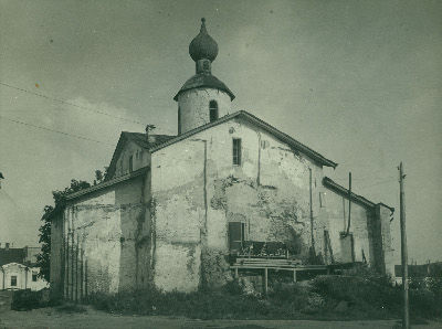  Церковь Параскевы. Фотография 1948 года из собрания Новгородского музея-заповедника