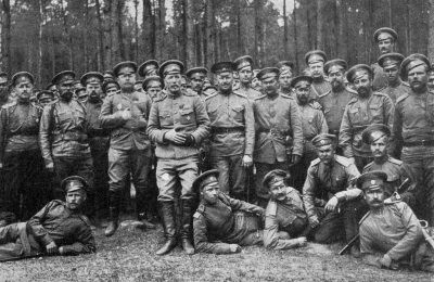 Офицеры и солдаты штаба 22-й пехотной дивизии